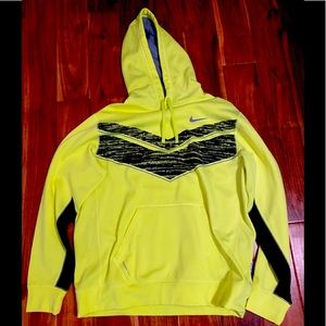 Nike high liter green performance hoodie